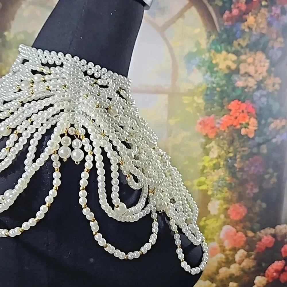 Bridal Pearl shoulder wrap - Picture 6 of 7